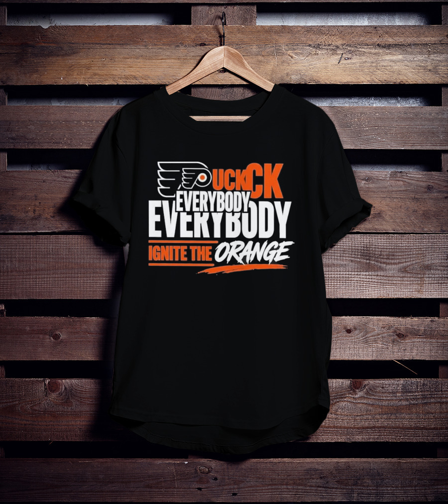 Philadelphia Flyers Puck Everybody Ignite The Orange T-Shirt