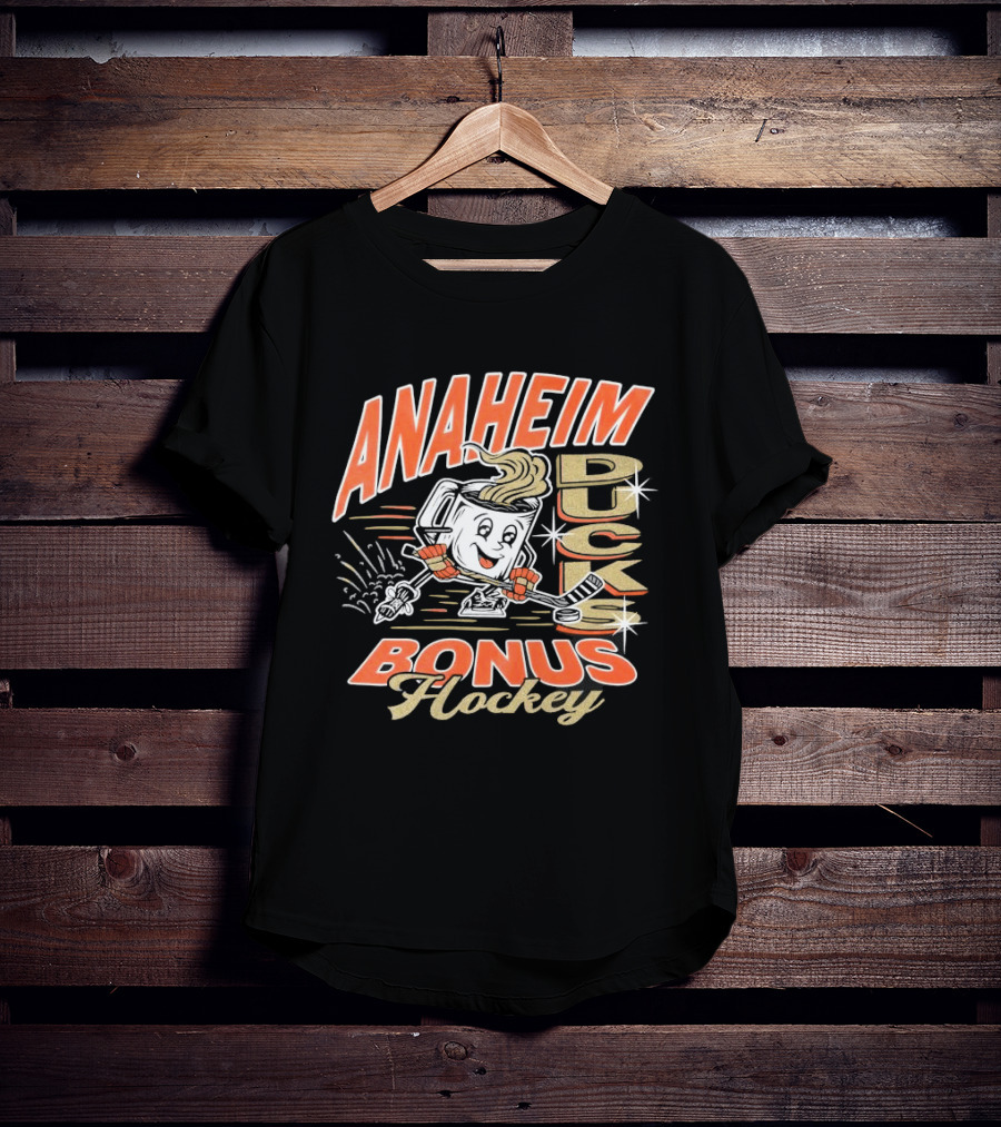 Anaheim Ducks Puck Bonus Hockey T-Shirt