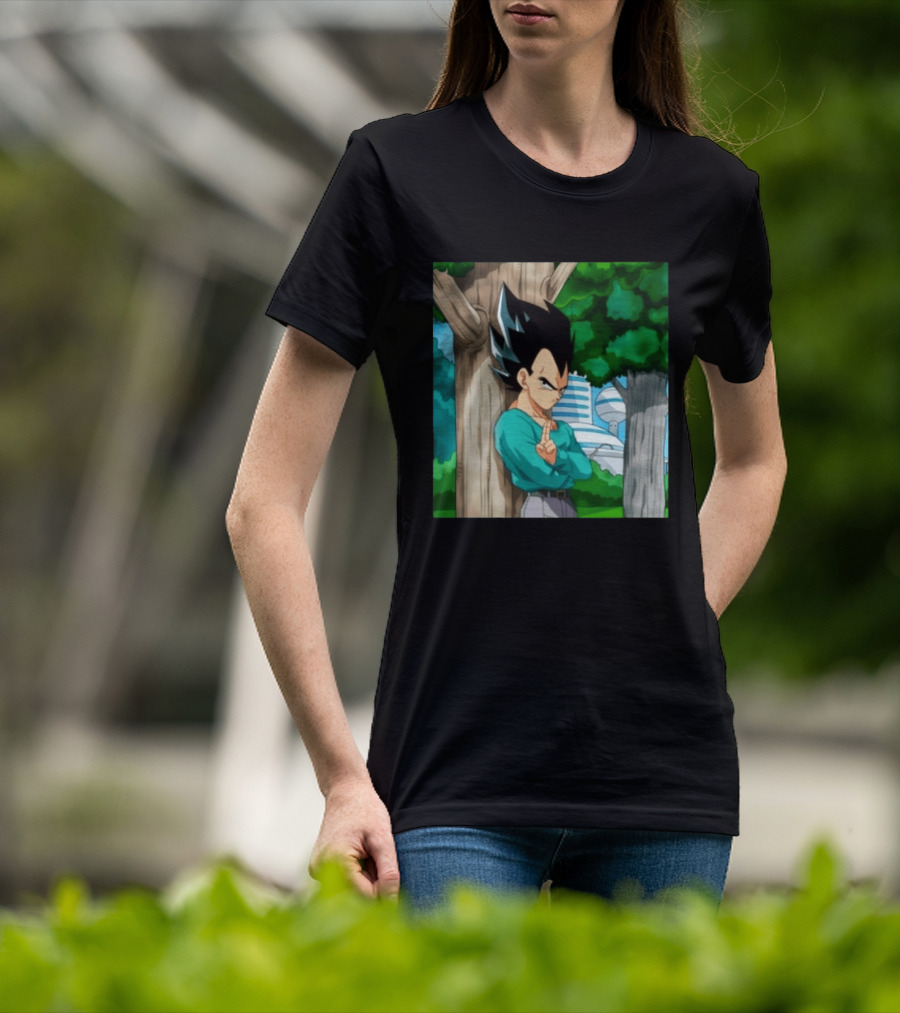 Dragon Ball Z Vegeta Farewell Scene Anime T-Shirt