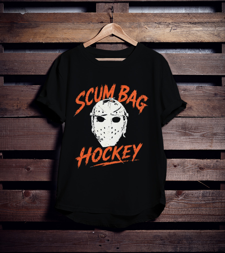 Scum Bag Hockey Jason Voorhees Mask Horror T-Shirt