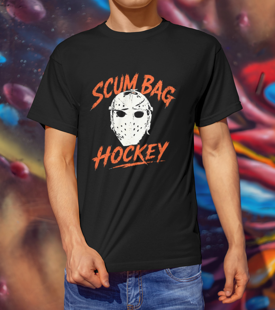Scum Bag Hockey Jason Voorhees Mask Horror T-Shirt