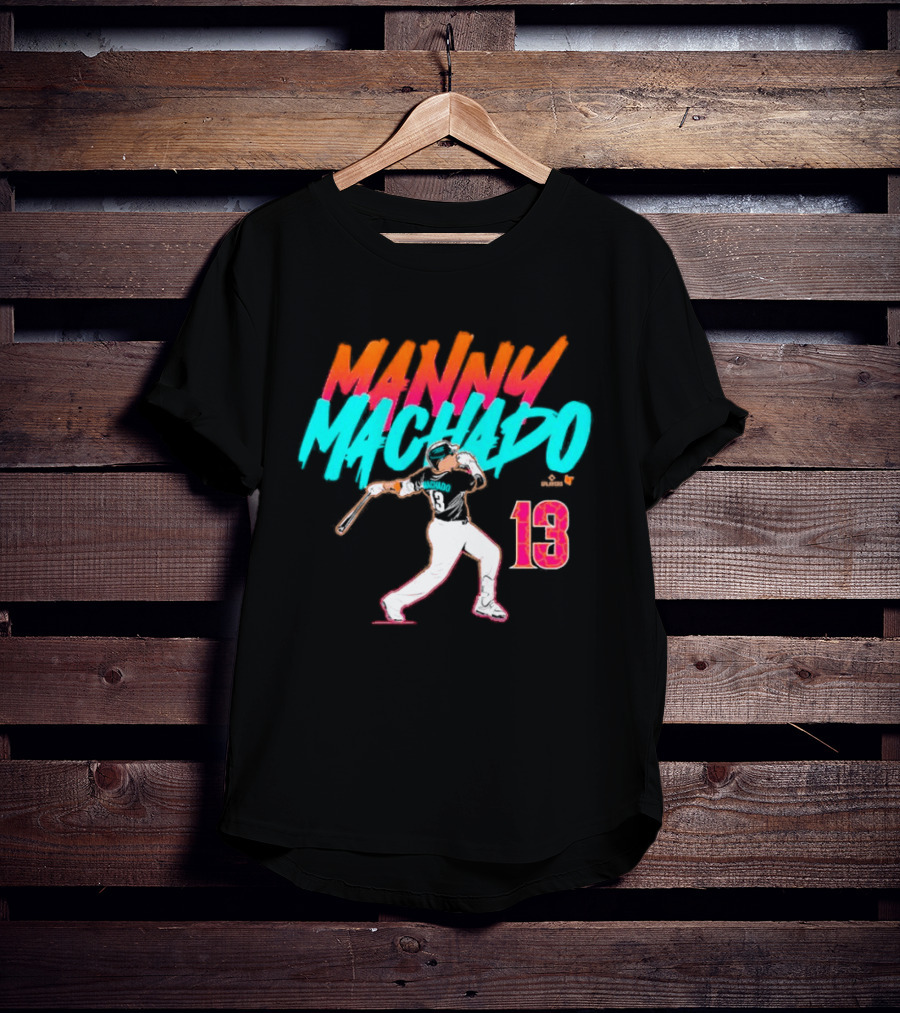 Manny Machado 13 Slugger Swing City Edition T-Shirt