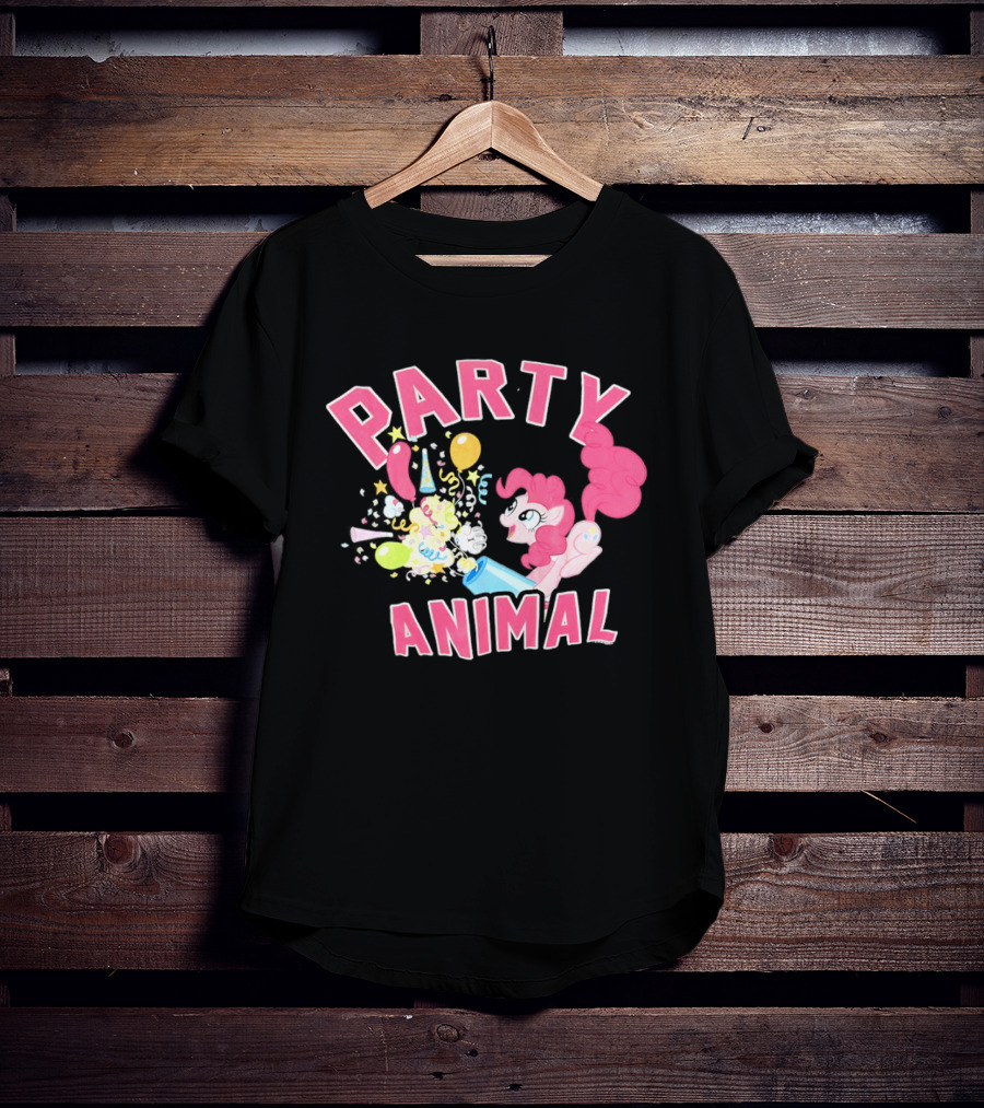 My Little Pony Party Animal Pinkie Pie Celebration Balloons Confetti T-Shirt