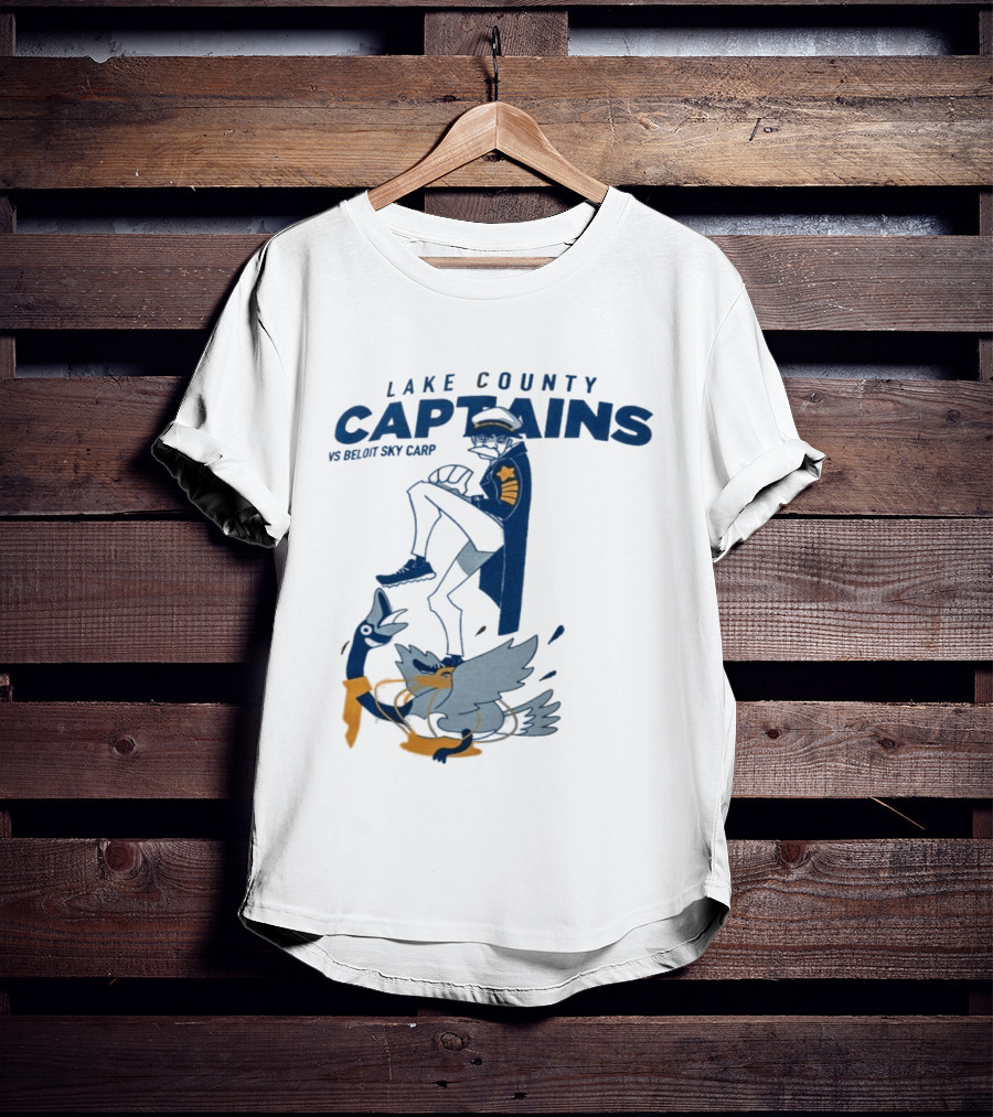 2026 Lake County Captains Vs Beloit Sky Carp Baseball Event T-Shirt