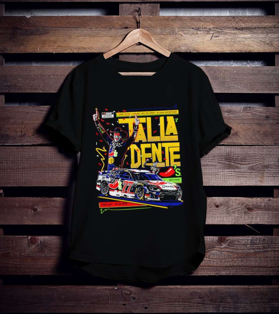 Carson Hocevar Talladega Superspeedway Victory Celebration $77 Jack Link's NASCAR Cup Series T-Shirt