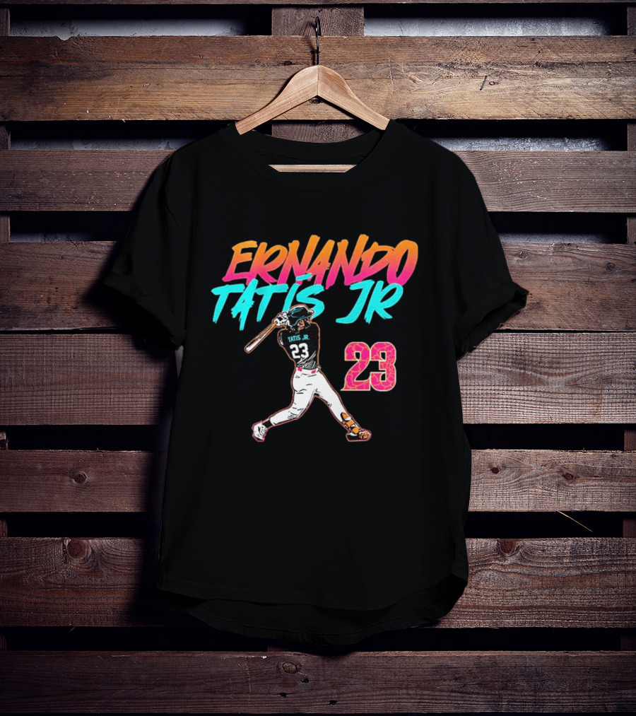 Fernando Tatis Jr 23 San Diego Padres City Edition Swing T-Shirt
