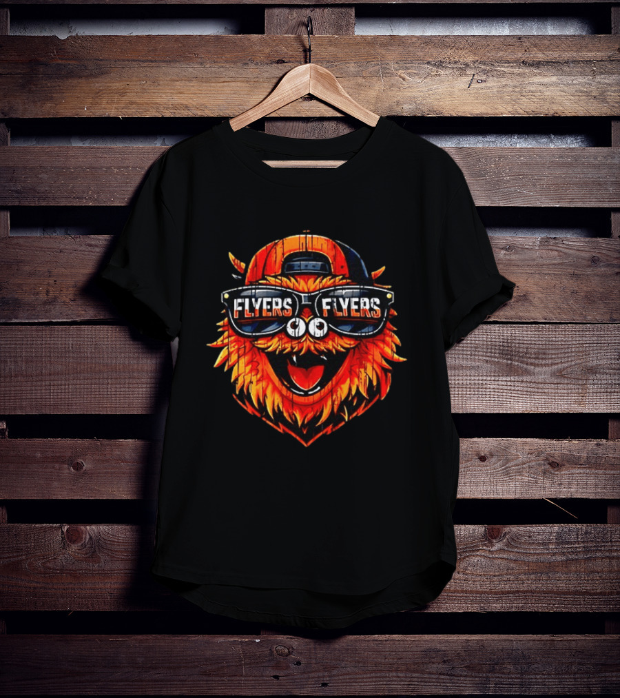 Philadelphia Flyers Gritty Sunglasses Hockey T-Shirt