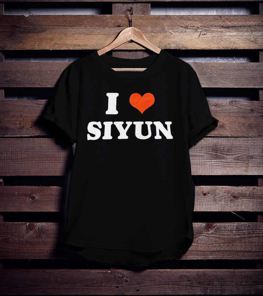 I Love Siyun Red Heart T-Shirt