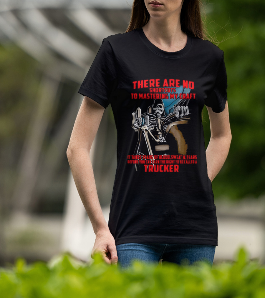 There Are No Shortcuts To Mastering My Craft Blood Sweat Tears T-Shirt