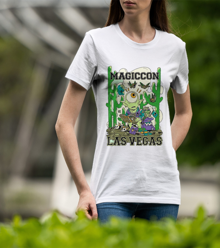 Magiccon Las Vegas One Eyed Alien Cactus Adventure T-Shirt
