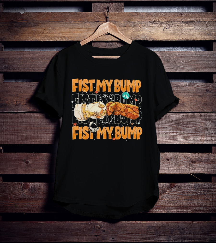 Fist My Bump Grace And Rocky Cartoon Style Fist Bump T-Shirt