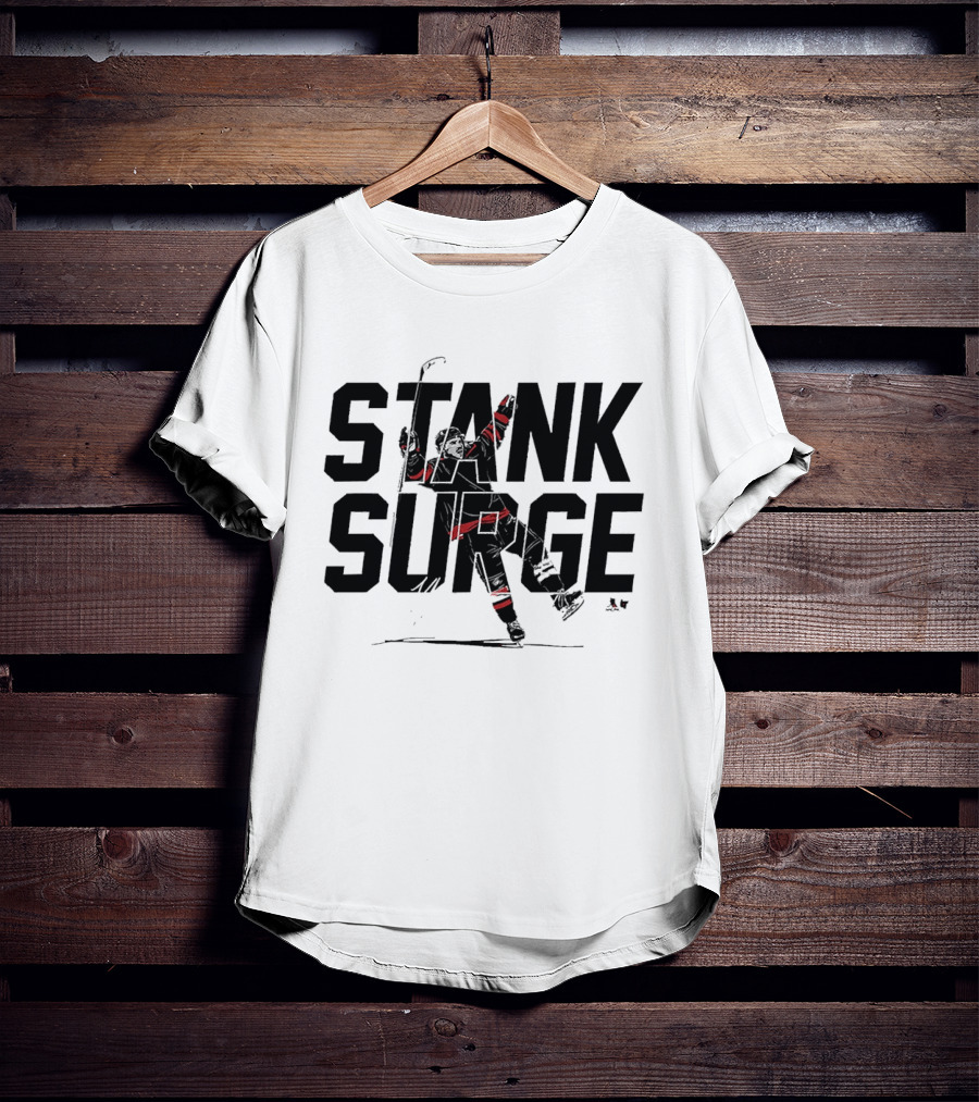 Carolina Hurricanes Logan Stankoven Stank Surge Momentum T-Shirt