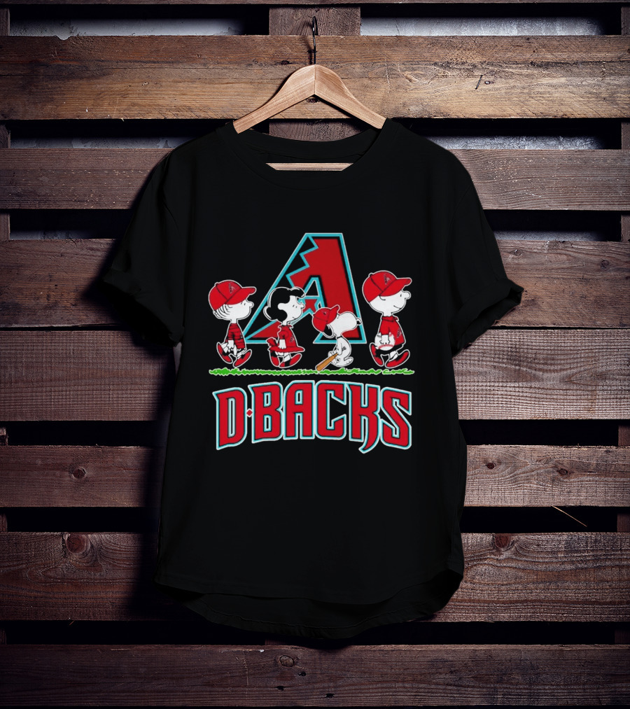Arizona Diamondbacks Peanuts Abbey Road D Backs 2026 T-Shirt
