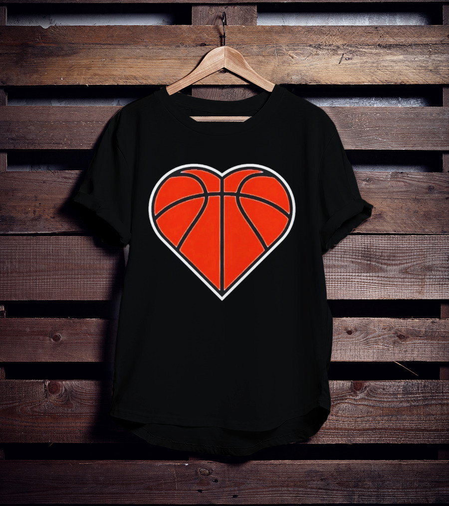 New York Knicks Basketball Heart T-Shirt