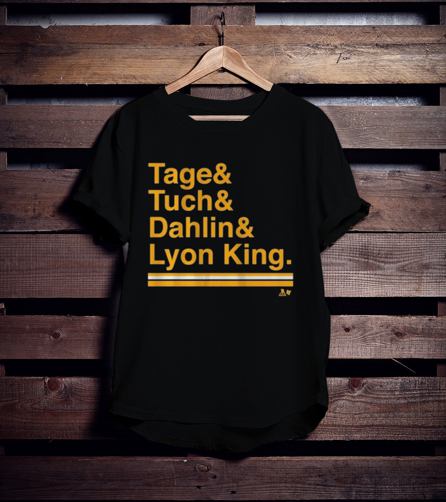 Tage Tuch Dahlin Lyon King Buffalo Hockey Ampersand T-Shirt