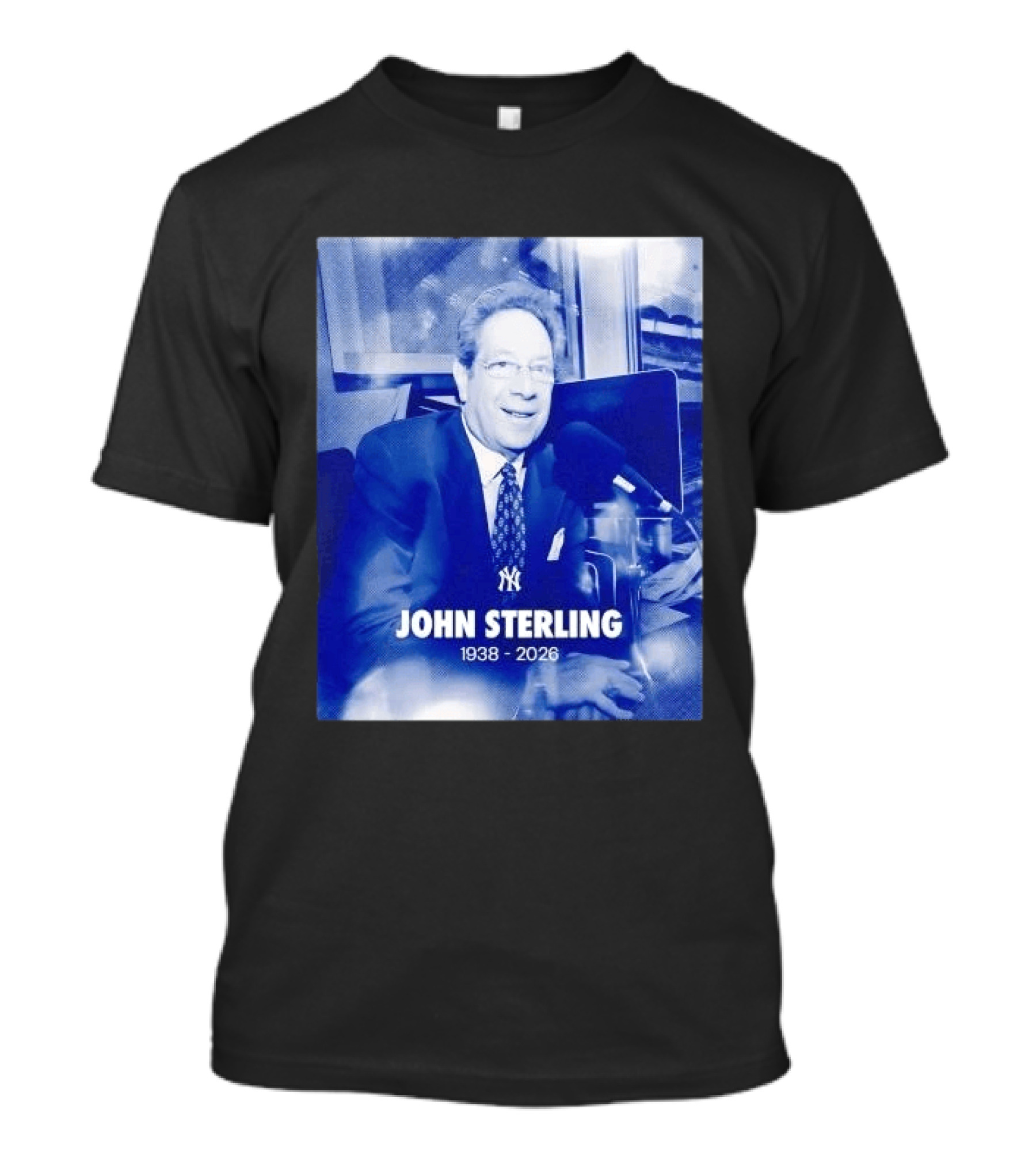 New York Yankees John Sterling 1938 2026 T-Shirt