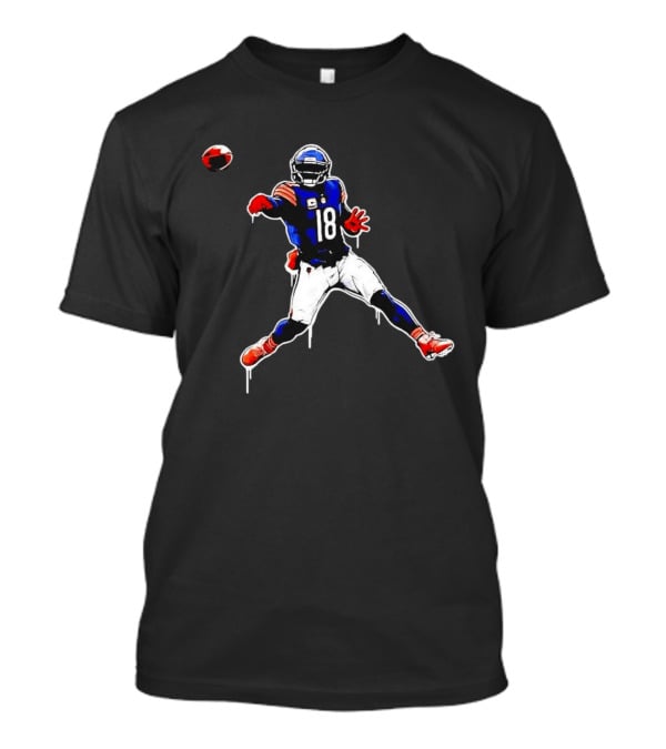 Caleb Williams Just Throw It 18 Chicago Bears Football T-Shirt