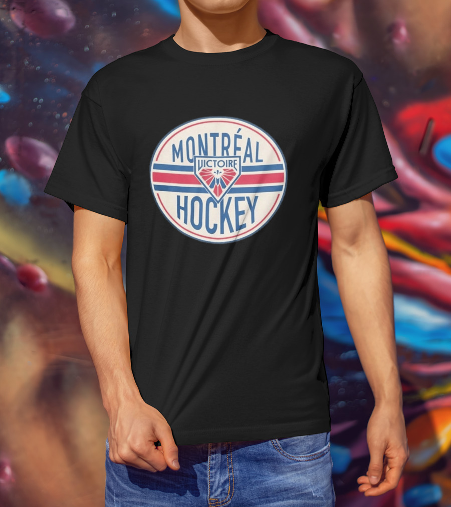 PWHL Shops Montreal Victoire Hockey Stadium Essentials Seal T-Shirt