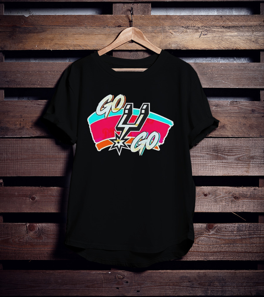 Go Spurs Go Basketball Game Day Spurs T-Shirt