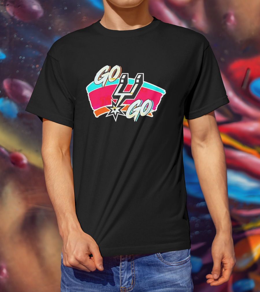 Go Spurs Go Basketball Game Day Spurs T-Shirt