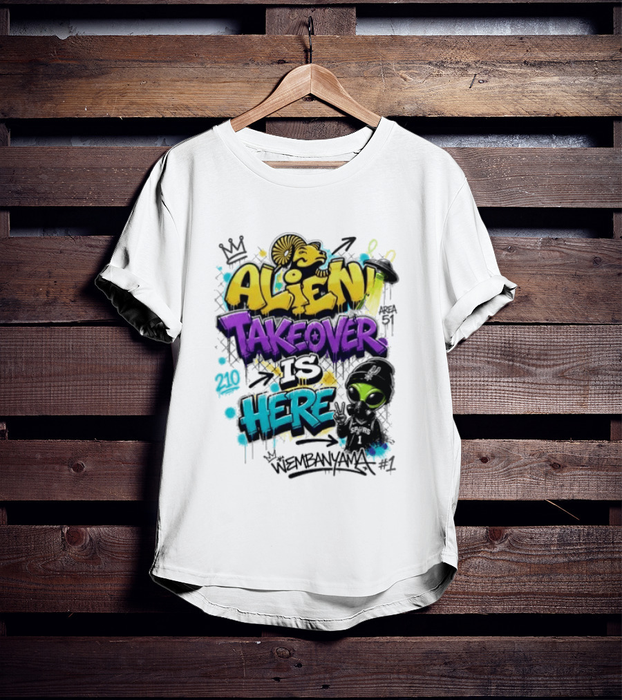 Alien Takeover Is Here Wembanyama T-Shirt