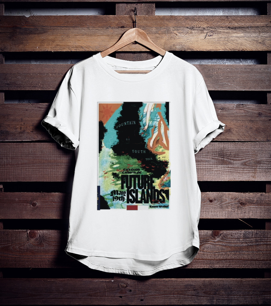 May 19 2026 Future Islands At Cat's Cradle Carrboro NC Fountain Of Youth Tour T-Shirt