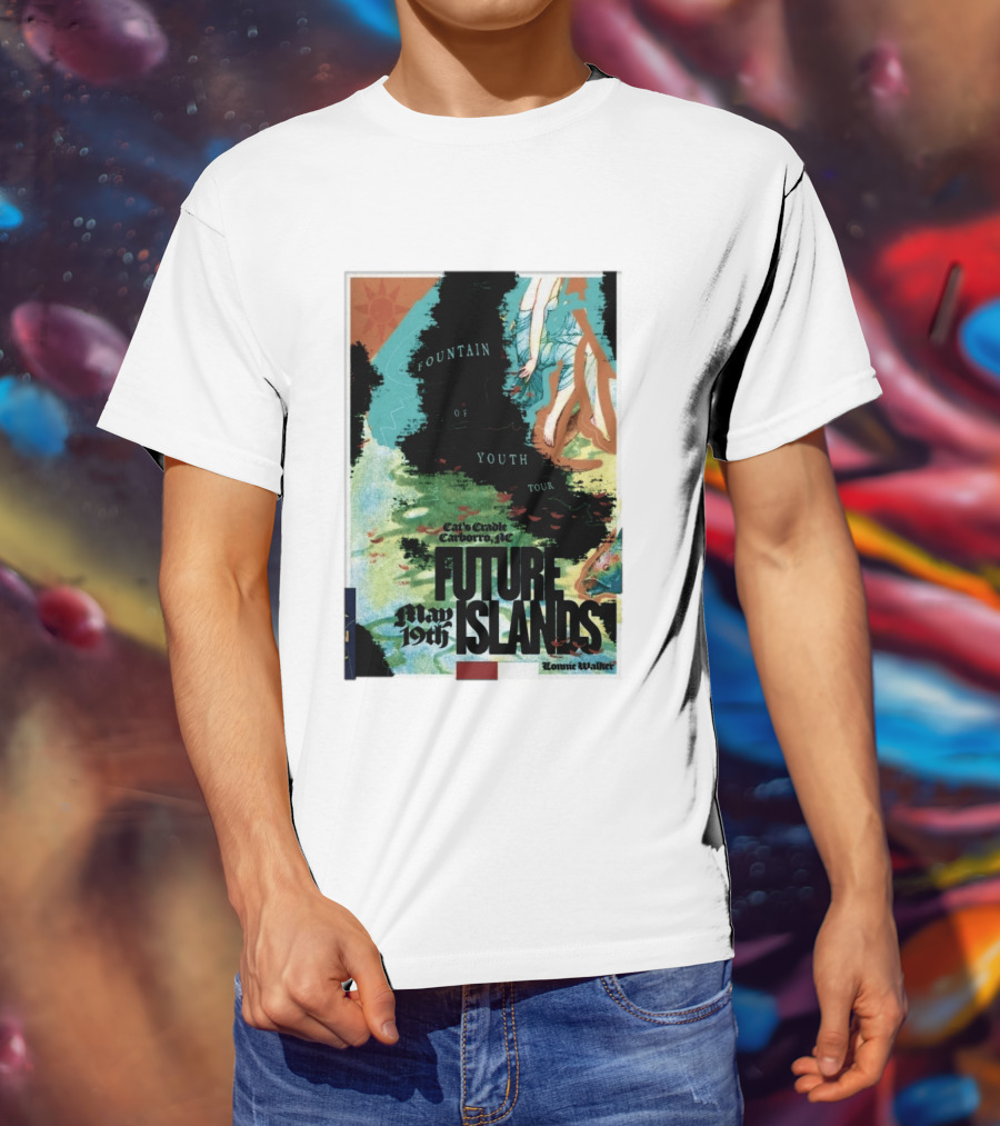 May 19 2026 Future Islands At Cat's Cradle Carrboro NC Fountain Of Youth Tour T-Shirt