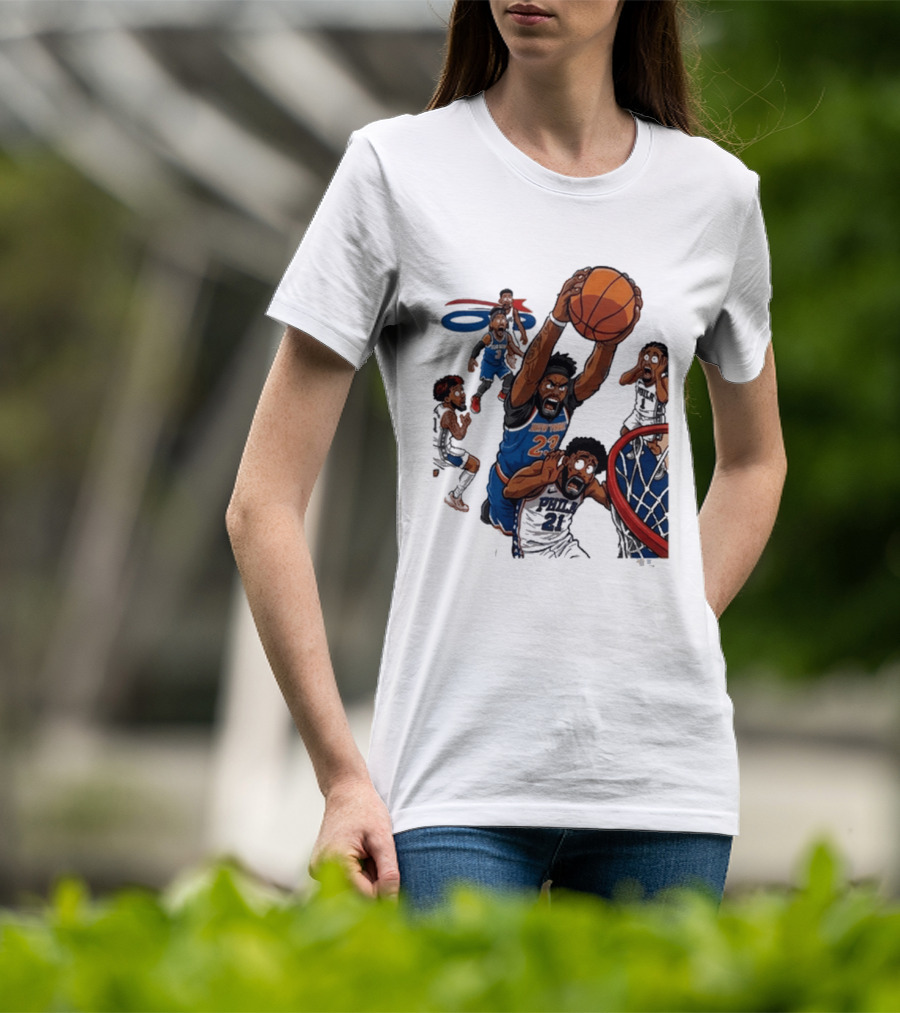 Josh Hart Monster Dunk New York Knicks Basketball Player Epic Slam T-Shirt