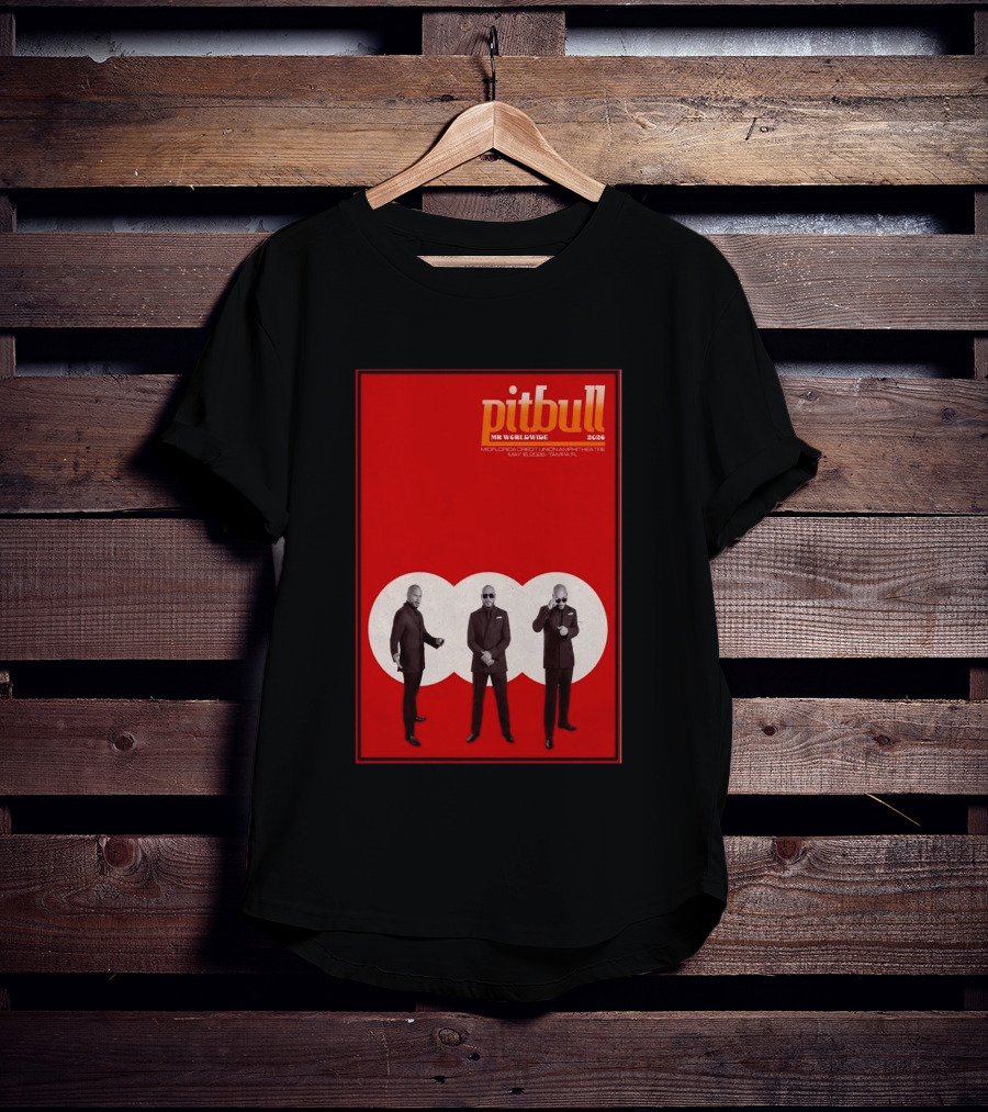Pitbull Mr. Worldwide 2026 MidFlorida Credit Union Amphitheatre May 16 Tampa FL T-Shirt