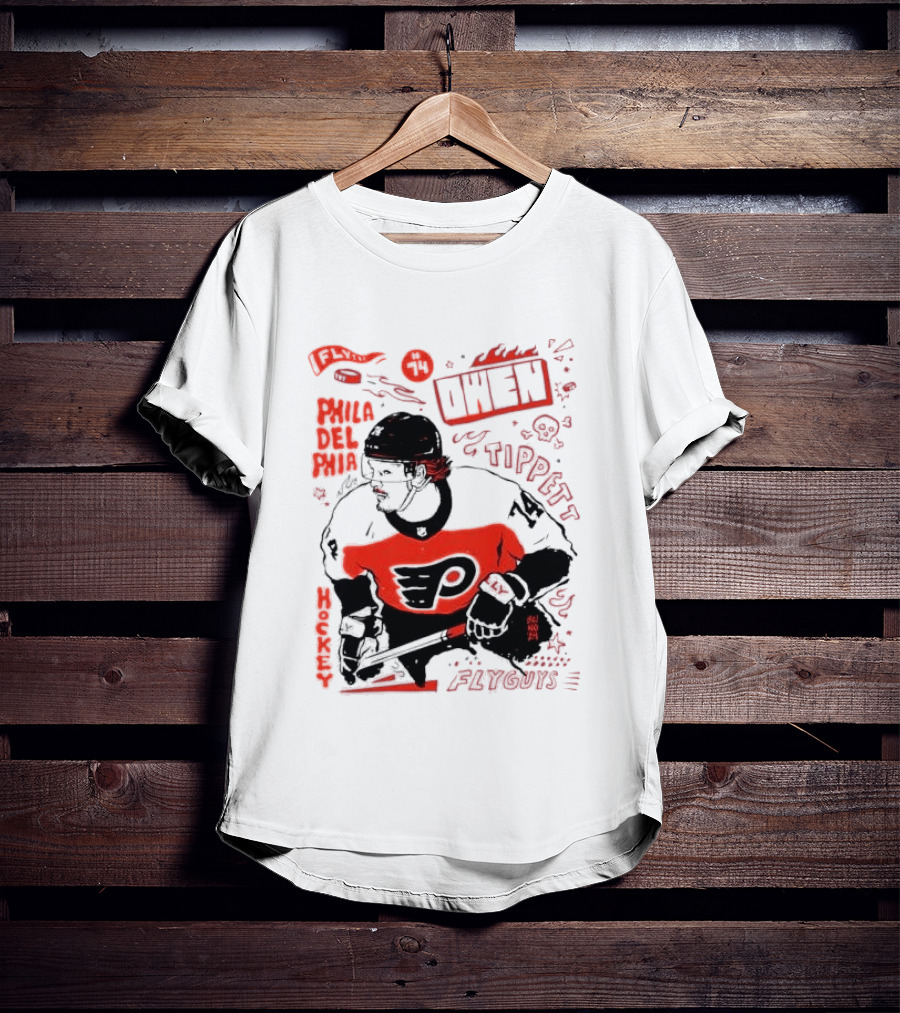 Flyguys Owen Tippett Philadelphia Flyers T-Shirt