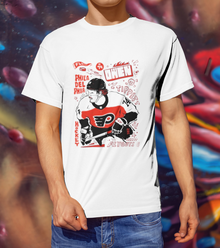 Flyguys Owen Tippett Philadelphia Flyers T-Shirt