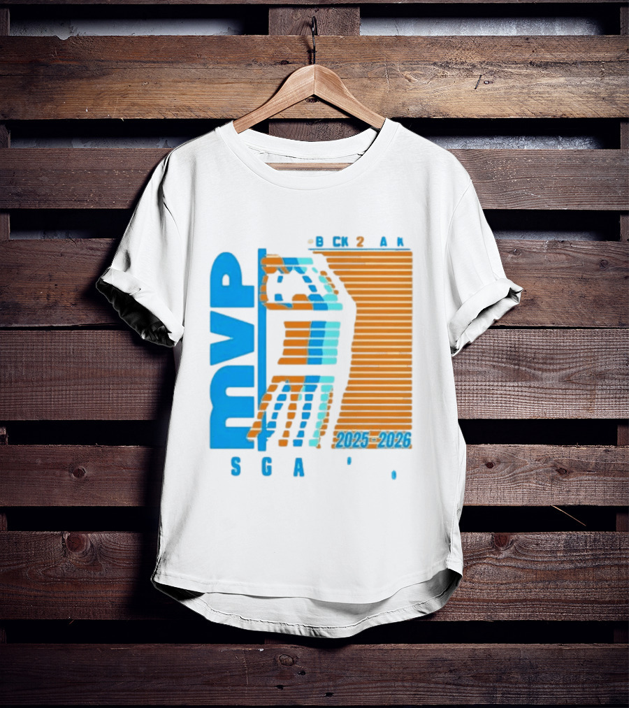 Shai Gilgeous Alexander Back 2 Back MVP 2025 2026 SGA T-Shirt