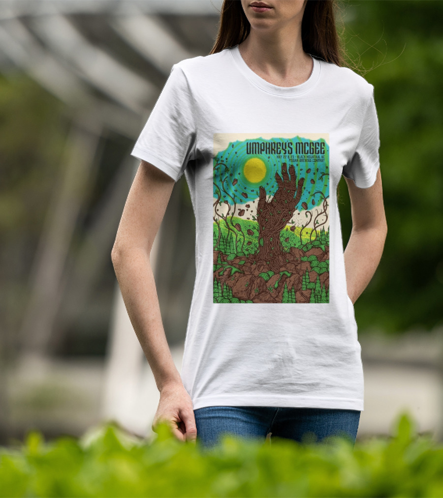 Umphrey's McGee May 22 23 Black Mountain NC Pisgah Brewing Company Tour T-Shirt