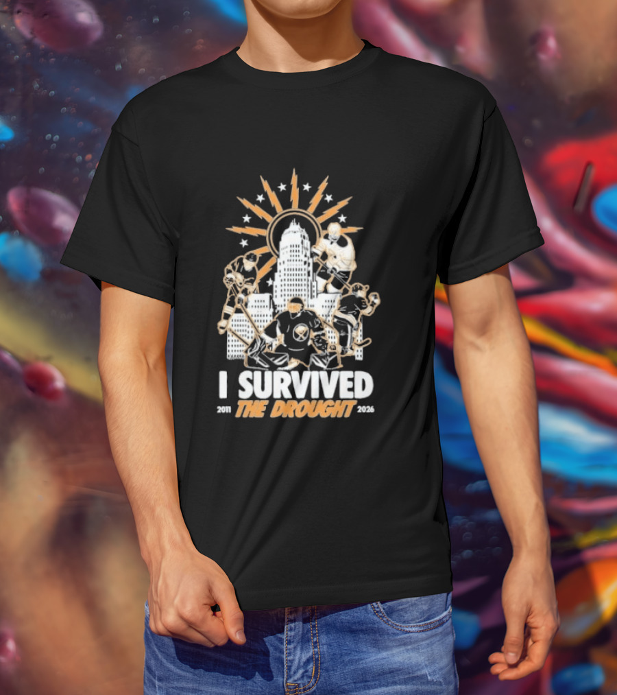 Buffalo Sabres I Survived The Drought 2011 2026 Iconic Hockey Celebration T-Shirt