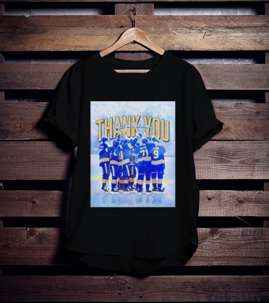 Buffalo Sabres Thank You 2025 2026 Season Players T-Shirt