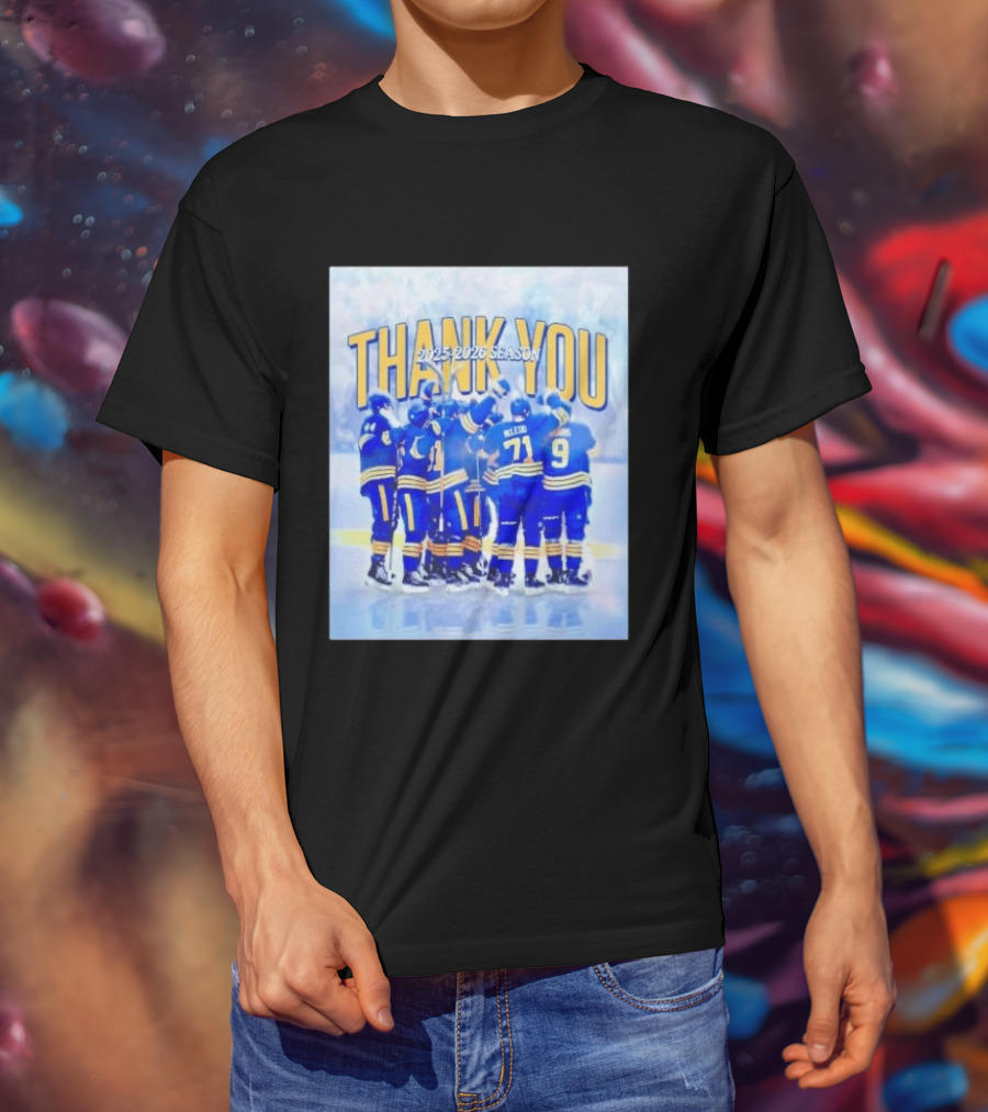 Buffalo Sabres Thank You 2025 2026 Season Players T-Shirt