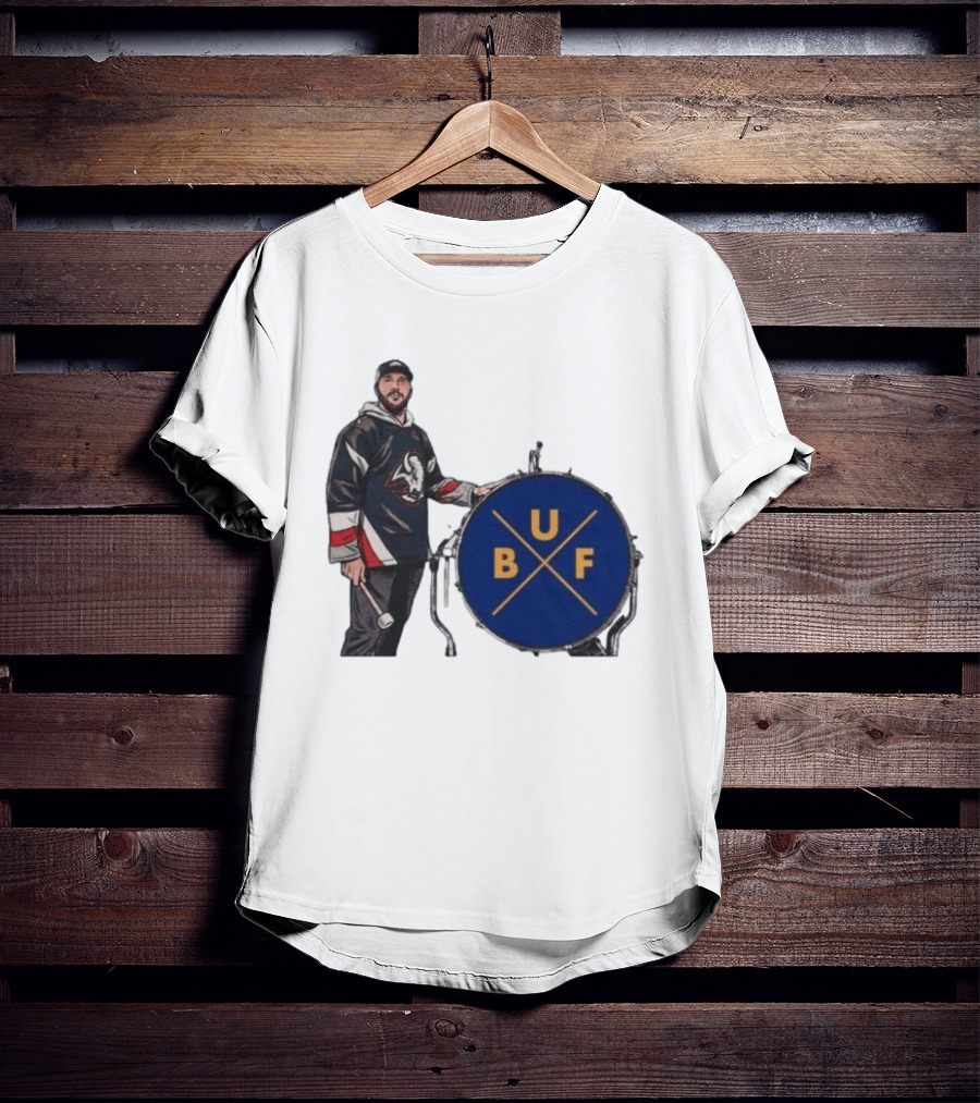 Buffalo Sabres Hockey Josh BUF Drum Team Spirit T-Shirt