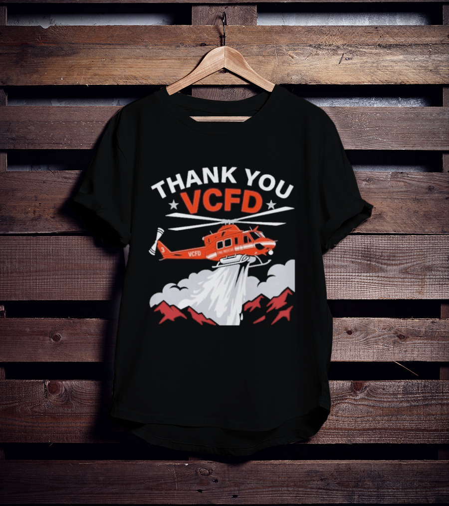 Thank You VCFD Helicopter Rescue T-Shirt