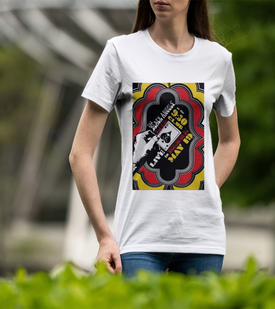 The Black Angels Live Washington D.C. May 19 Playing Card T-Shirt