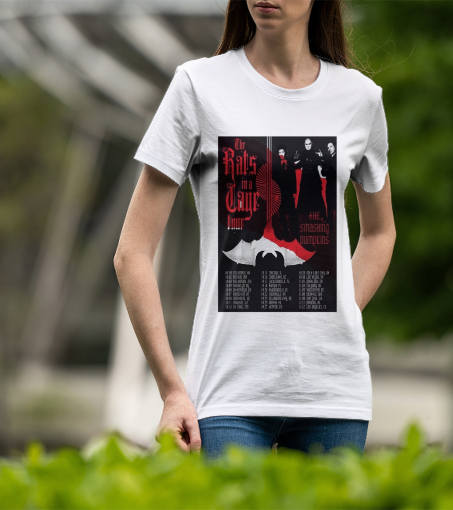 The Smashing Pumpkins Rats In A Cage Tour 2026 T-Shirt