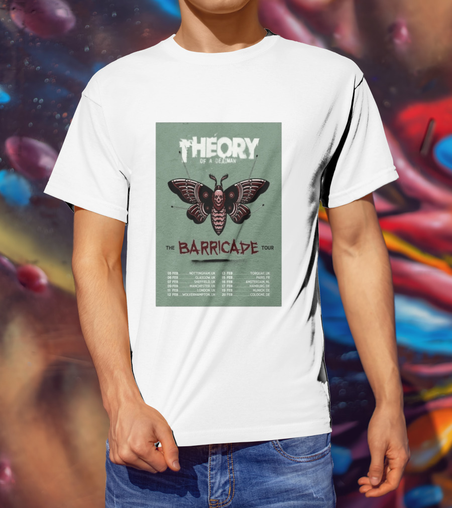 Theory Of A Deadman The Barricade Tour 2027 Dates And Locations T-Shirt