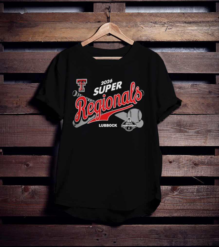 Texas Tech Red Raiders 2026 Super Regionals Lubbock T-Shirt