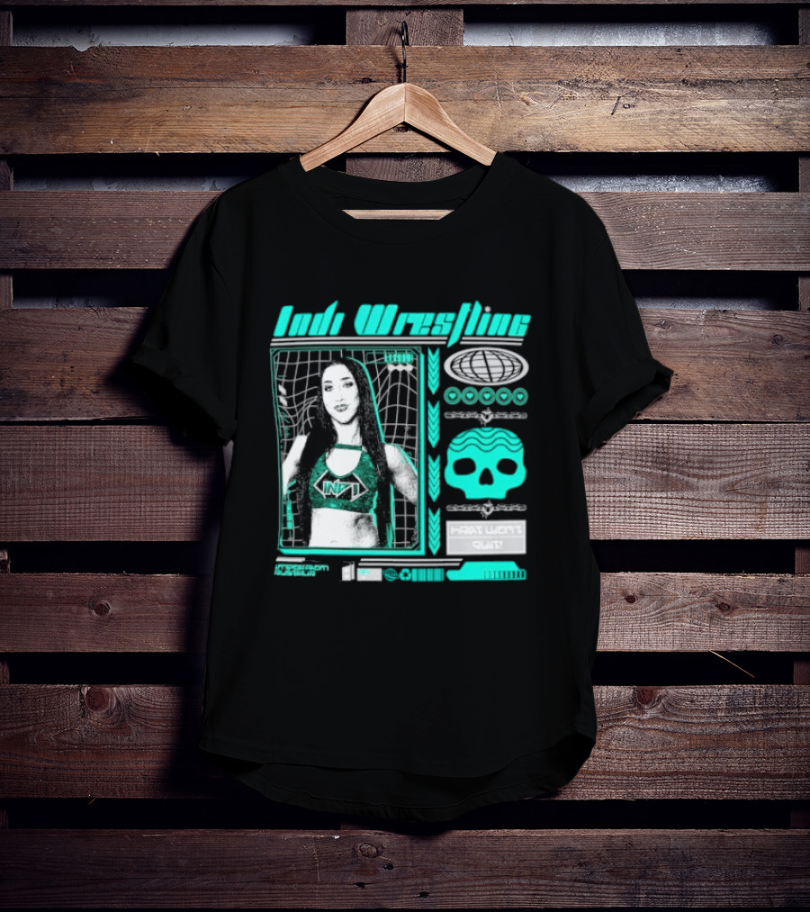 Indi Hartwell Wrestling INDXT Skulls Most Won't Quit T-Shirt
