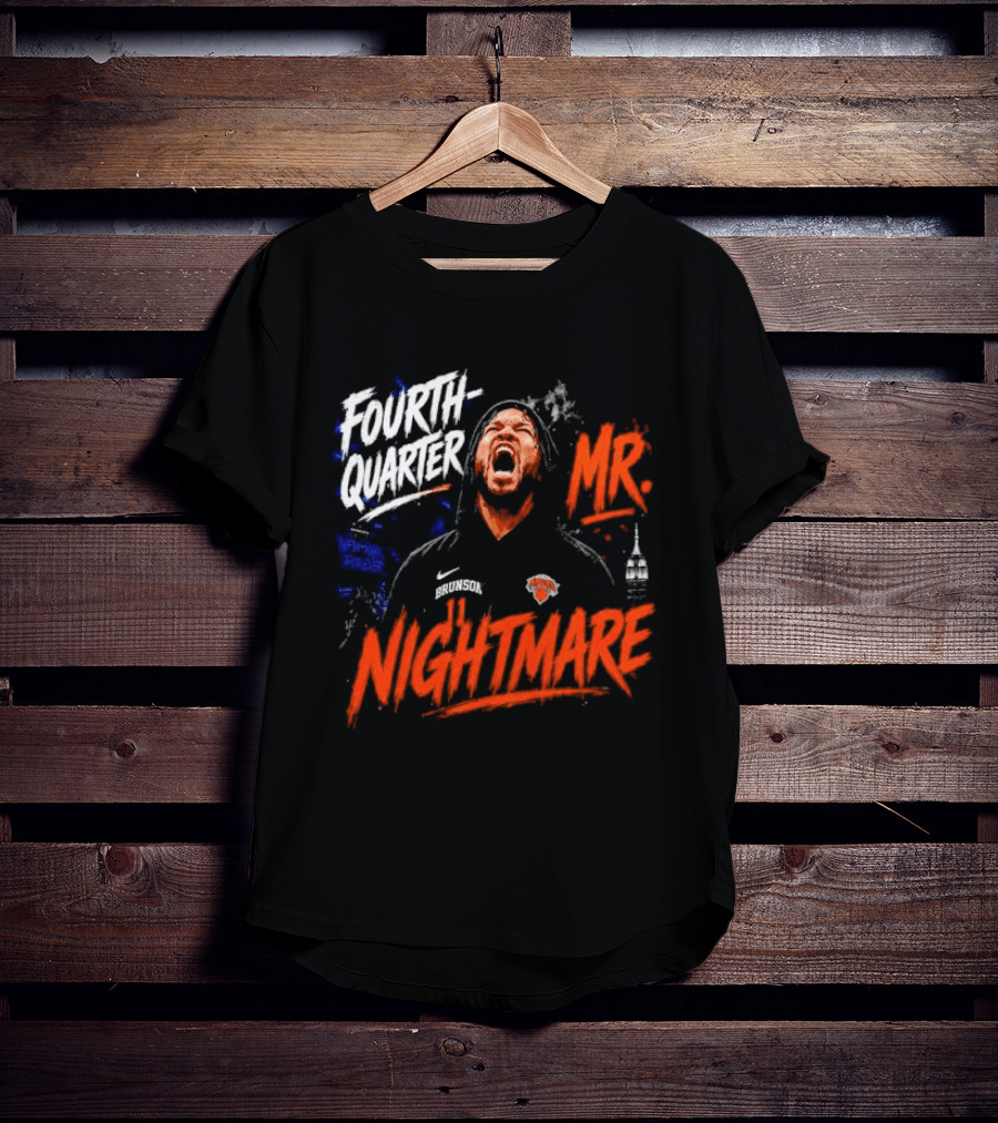 Fourth Quarter Mr. Nightmare New York Knicks T-Shirt