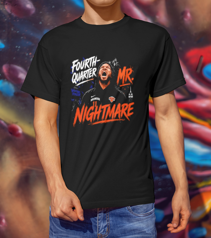 Fourth Quarter Mr. Nightmare New York Knicks T-Shirt