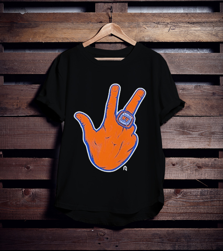 World Champion NY Ring Finger Gesture T-Shirt