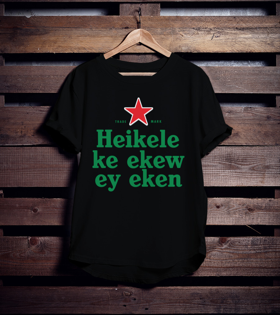 Heikelekeekeweyeken Trade Mark Red Star Parody Sublimation Dryfit T-Shirt