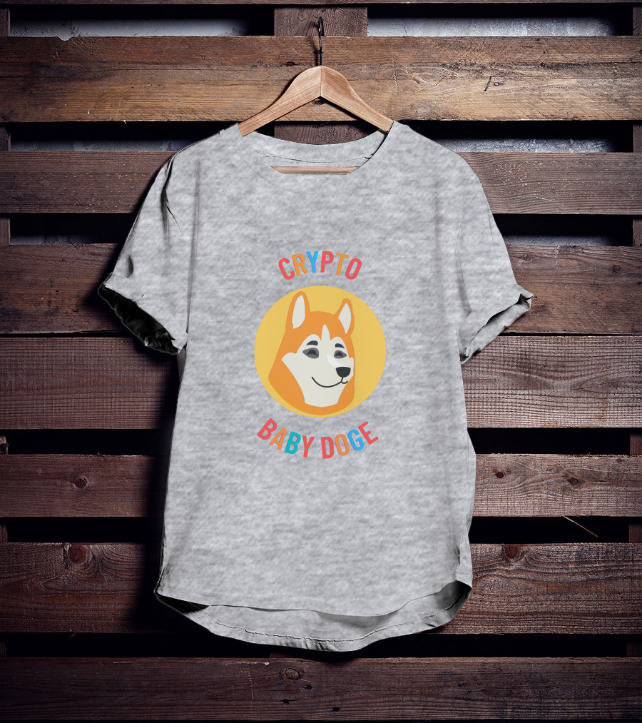 Crypto Baby Doge Iconic Circle T-Shirt