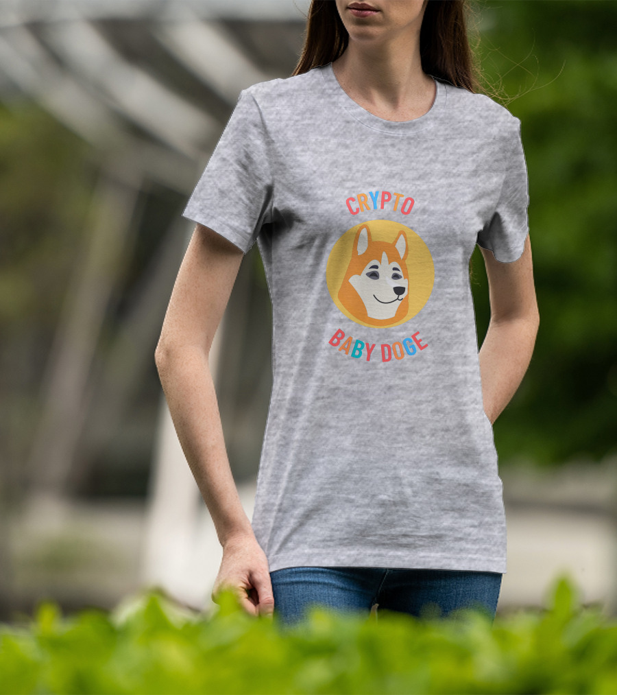 Crypto Baby Doge Iconic Circle T-Shirt