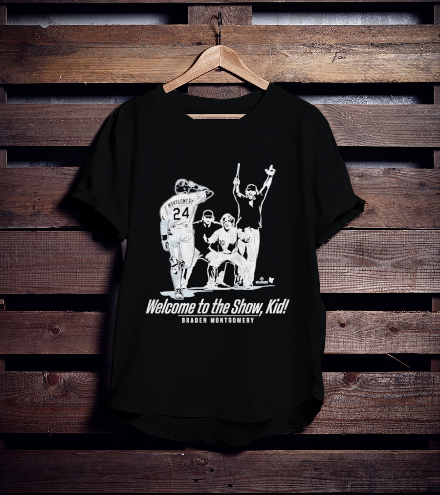 Braden Montgomery Welcome To The Show Kid Baseball 24 T-Shirt